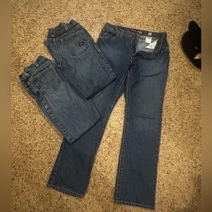 Ariat Low Rise M4 Bootcut Jeans - Dark Blue LOT OF 3 pair